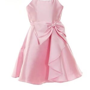 Elegant Pink Kids Dress with Bow Rare Editions